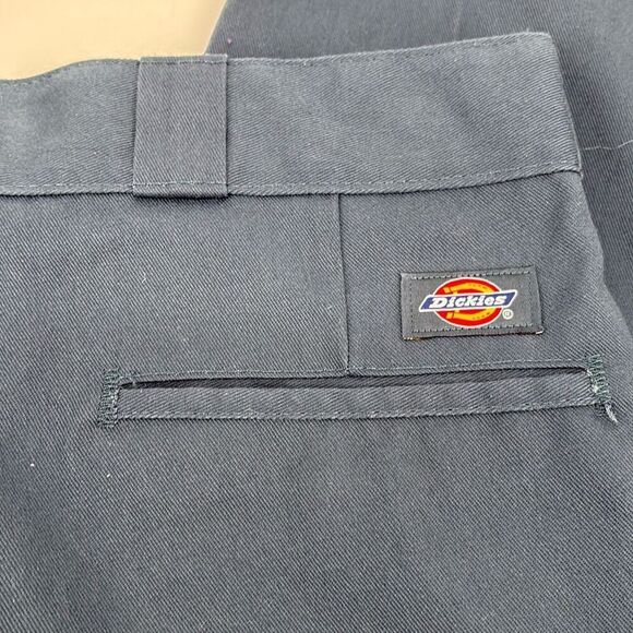 Dickies 874 Original Fit Work Polyester Cotton  Pants‎ Pockets 38/30 Blue - Picture 7 of 9